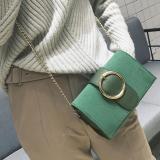 Túi Hộp Da Lộn Mini Dây Xích Xinh Xắn Neo Bag (Xanh)