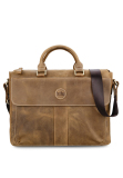 Túi laptop da thật KIKI Bags K01 (Nâu)