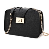 Túi XÁch Nữ 2 Ngăn Cao Cấp HK24 Màu Đen)