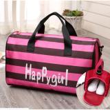 Túi Xách Nữ Thể Thao Happy Girl HP2 (Sọc Đen - Có Ngăn Đựng Giày)