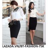 Chân Váy Công Sở Thời Trang Cao Cấp - BT Fashion VCS003 (Dài - Xẻ Sau - Đen)