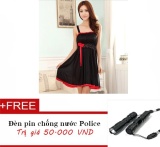 Váy Ngủ thời trang phong cách cổ điển + Tặng đèn pin chống nước