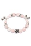 Vòng tay đá thạch anh hồng charm Tỏi's Accessories