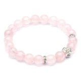 Vòng tay đá thạch anh hồng Tỏi's Accessories