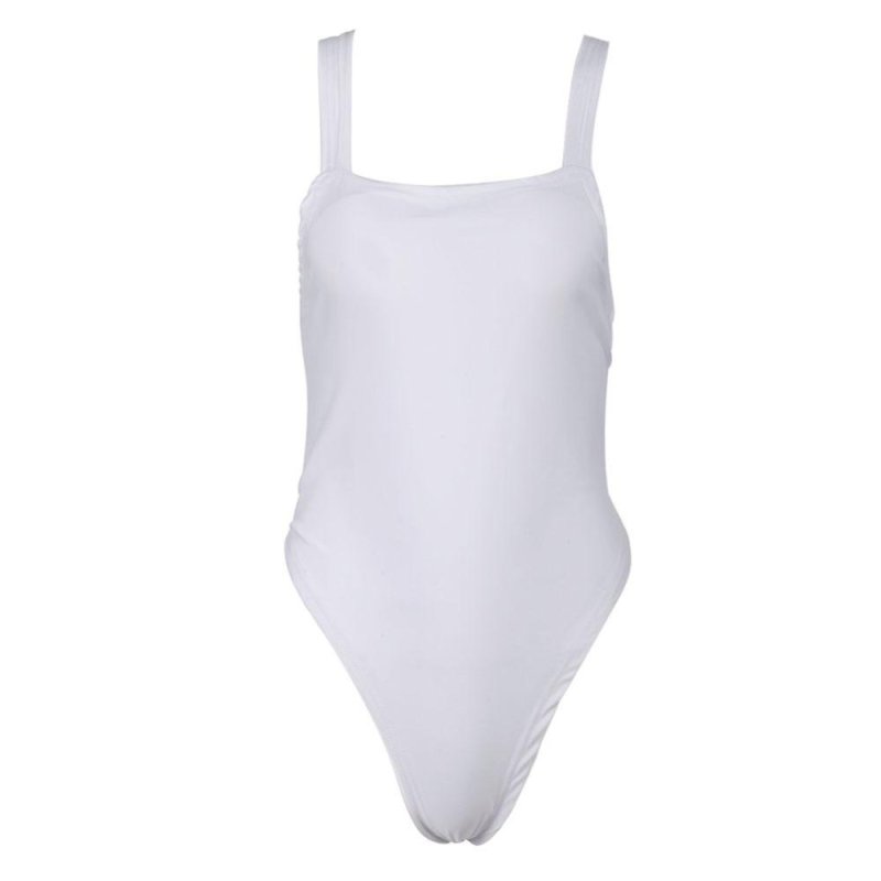 Nơi bán Women One Pieces Skinny Backless Bodysuits Summer Padded
Swimsuit(White ) - intl