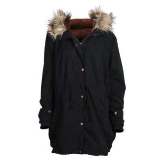 WomenWar Winter Jacksetong eeve Coat Parka Outwear Hooded - intl  