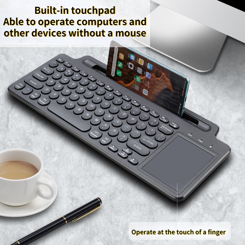Bàn PhíM Cơ Bluetooth + 2.4Ghz Universal Cho Notebook PC Laptop