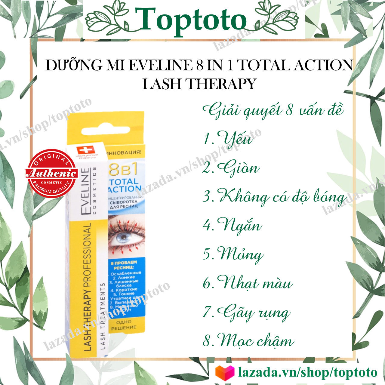Huyết thanh dưỡng mi Eveline 8in1.