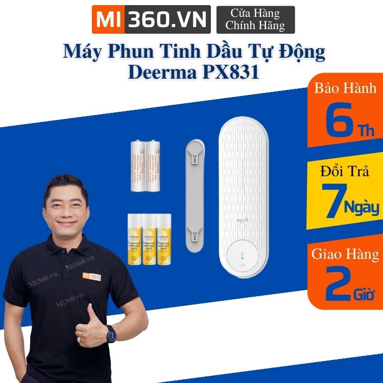 Máy phun tinh dầu tự động deerma px831 máy khuếch tán tinh dầu tự động deerma px831