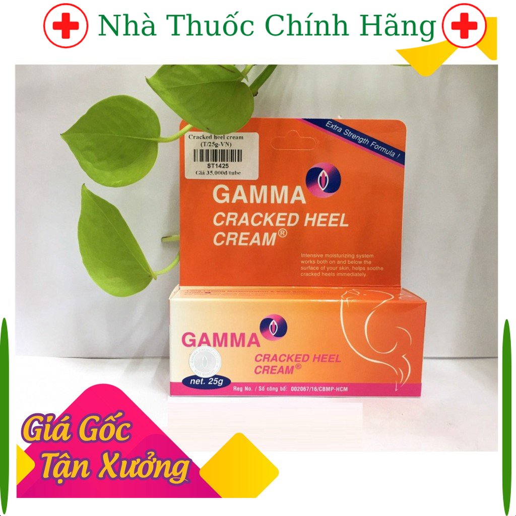 Kem giảm nứt gót chân gamma cracked heel cream. 25g h