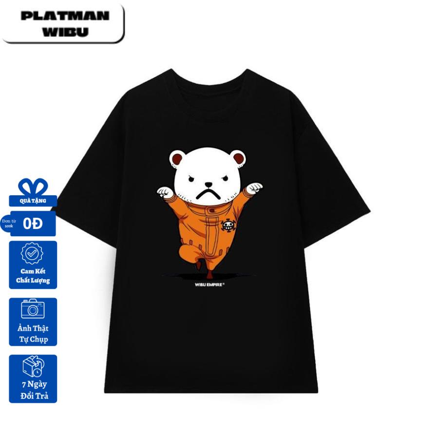 Áo thun form rộng bepo and lucy luffy | anime one piece - áo phông unisex 30%