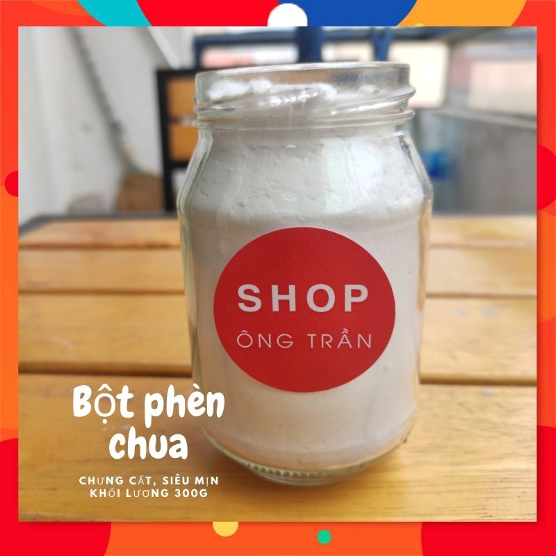 (300G) Bột phèn chua chưng cất, siêu mịn khử mùi hôi nách hôi chân Shop Ông Trần