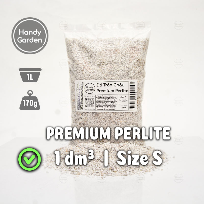Đá Perlite Cao Cấp - Đá Trân Châu Sạch Bụi Vụn, Đa Dạng Kích Thước, Đá Bọt Xốp Trộn Đất Trồng Cây | Handy Garden