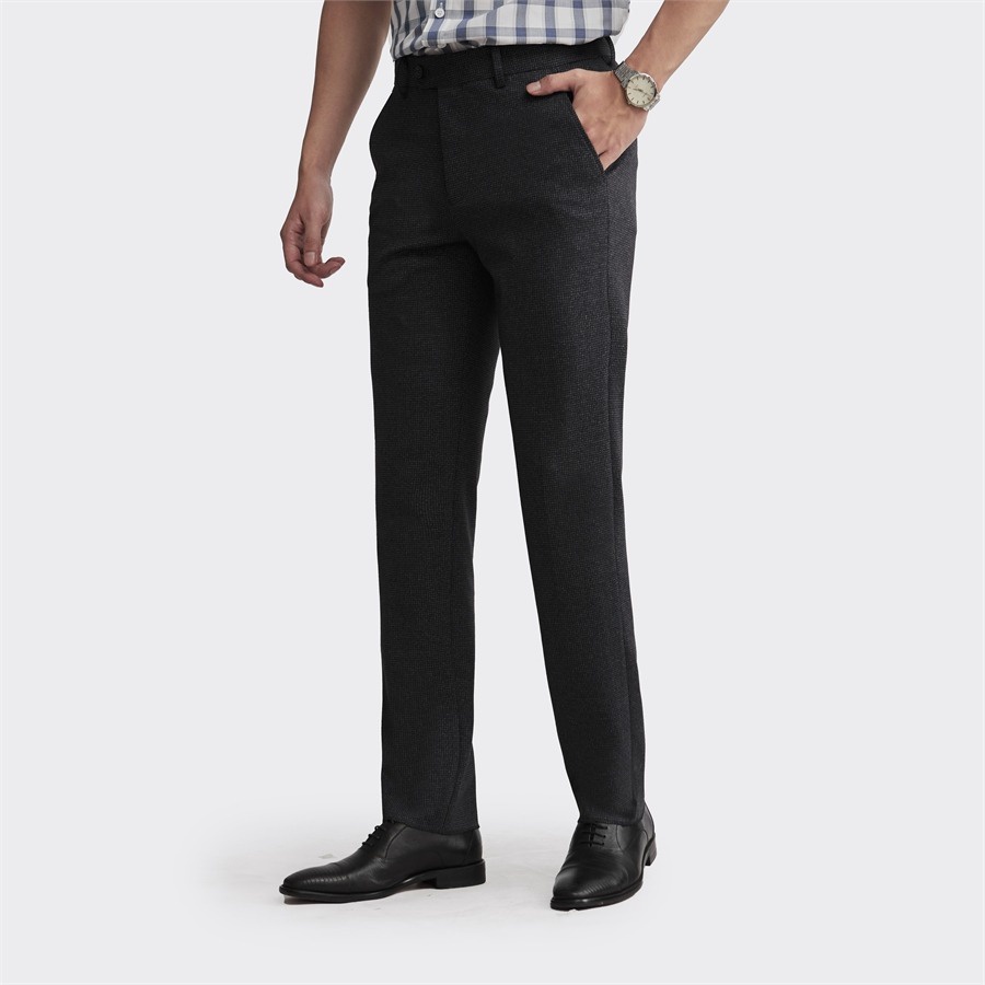 Quần âu nam ARISTINO phom Regular fit suông nhẹ, họa tiết kẻ tinh tế ,chất liệu mềm mại, bền màu - ATR03302