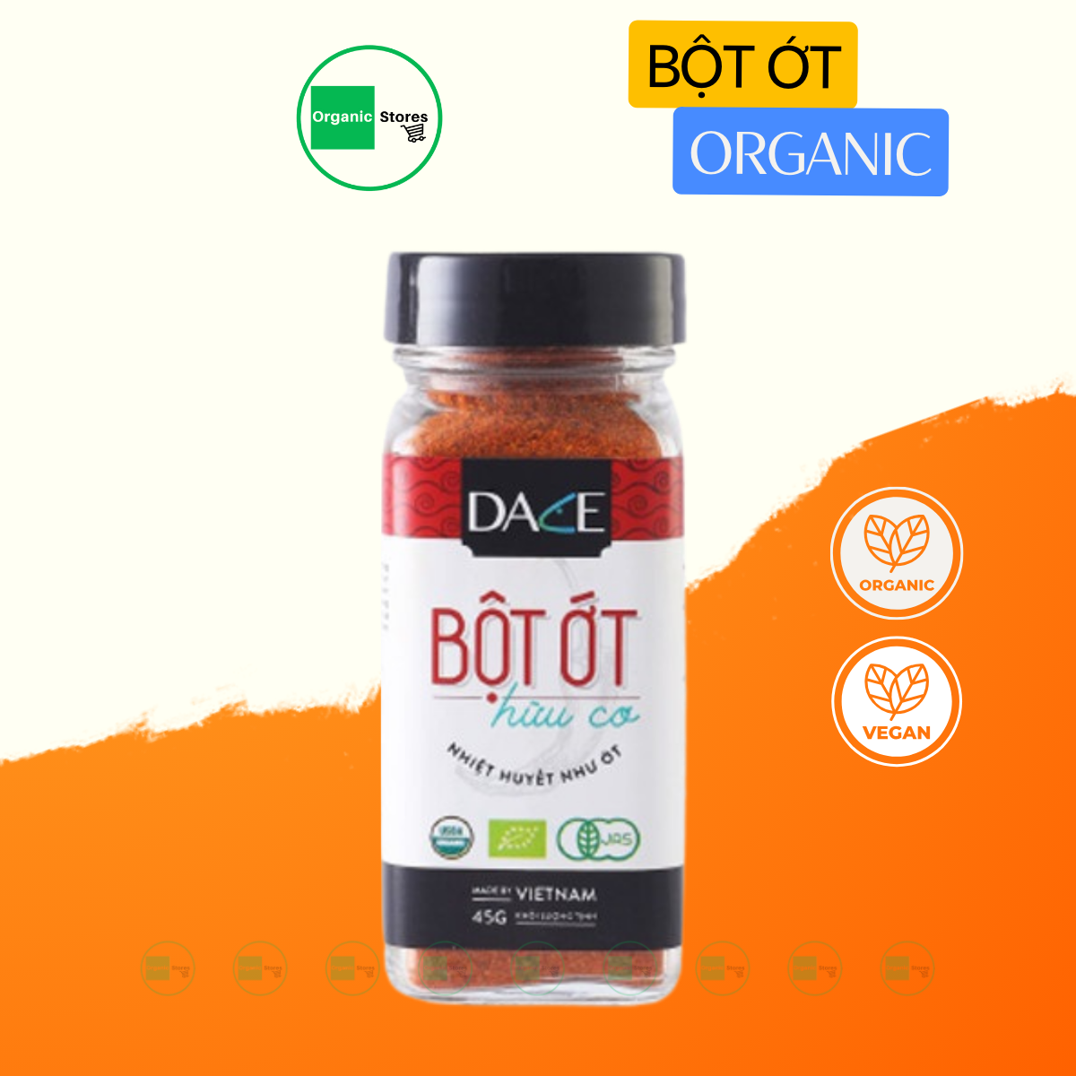Bột ớt hữu cơ 45gr - dace