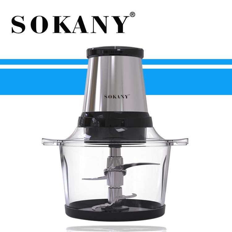 Máy xay sinh tố, máy xay hoa quả, máy xay thịt, thực phẩm đa năng Sokany 800W cối thủy tinh [ BẢO HÀNH 12 THÁNG - 1 ĐỔI 1 TRONG 7 NGÀY ĐẦU ]
