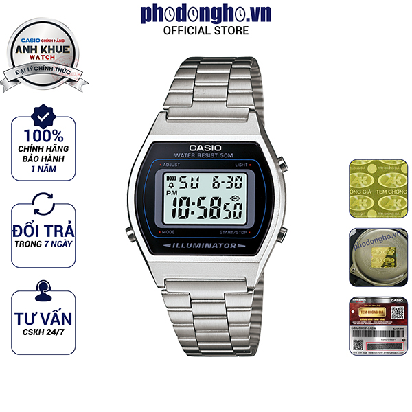 Đồng hồ unisex casio anh khuê b640wd-1avdf