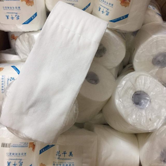 Cuộn giấy rửa mặt tẩy trang