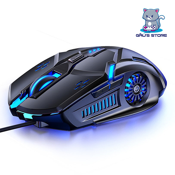 Chuột chơi game G5 | Chuột quang hiệu ứng LED 7 màu, DPI 4 cấp đô, chuột gaming