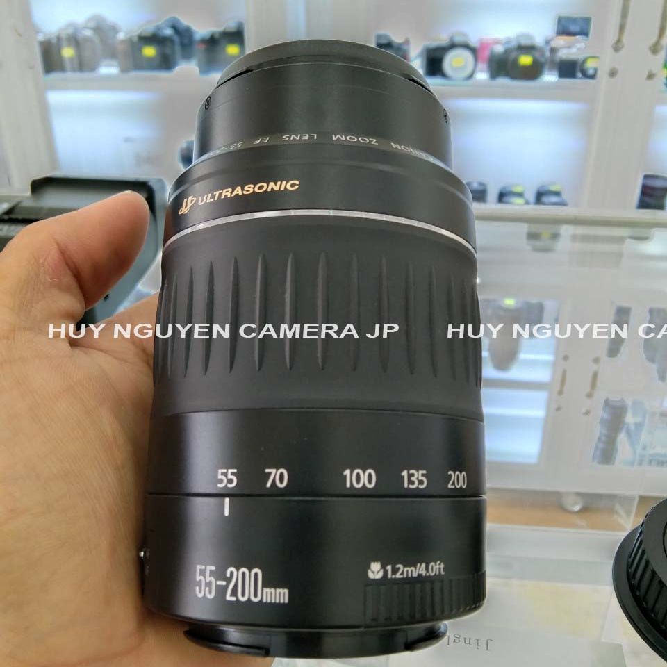 Ống kính canon 55 200 usm ii , 80 200 usm 99% rất đẹp. ống kính máy ảnh dslr canon