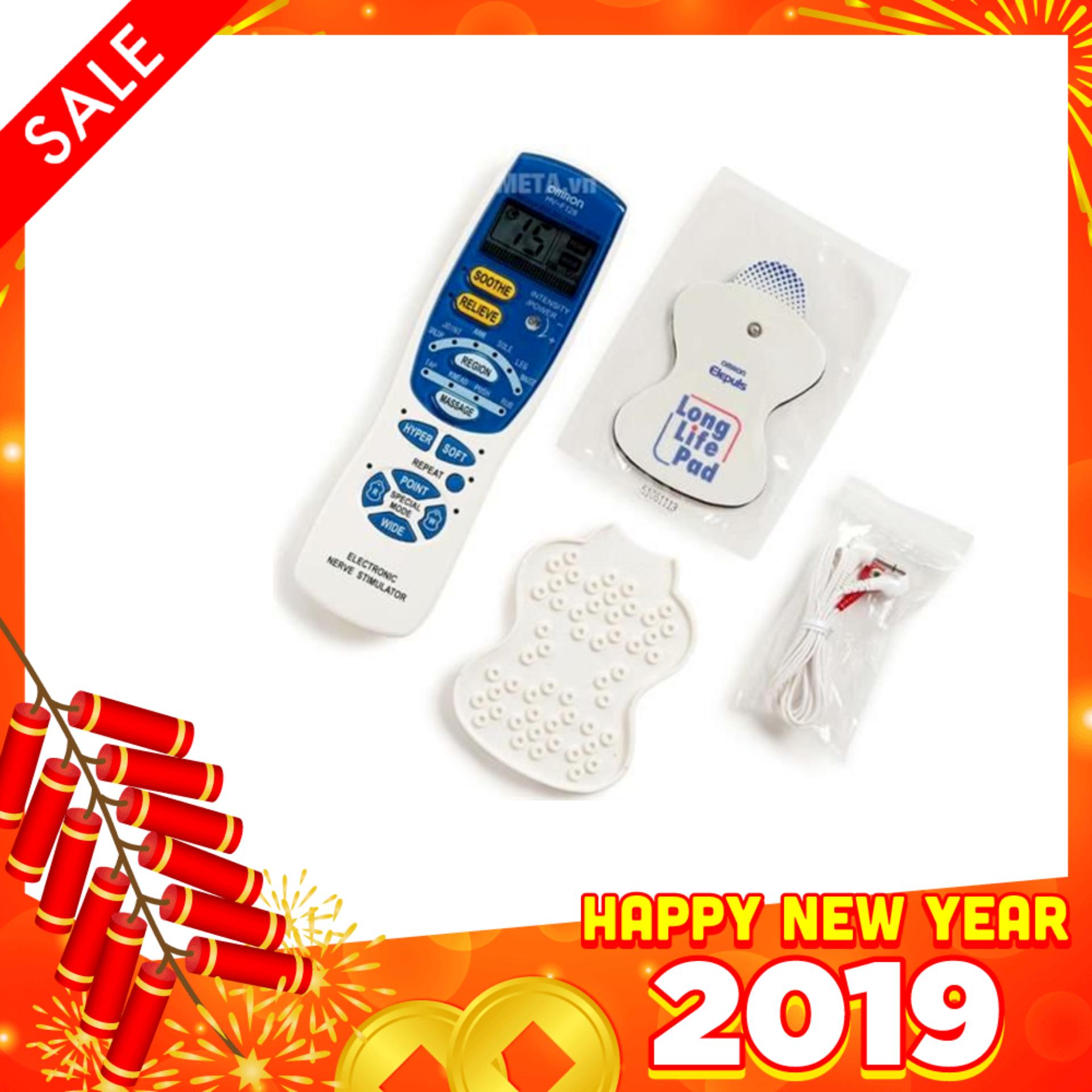 Máy massage xung điện vật lý trị liệu Nhật Bản Omron HV-F128