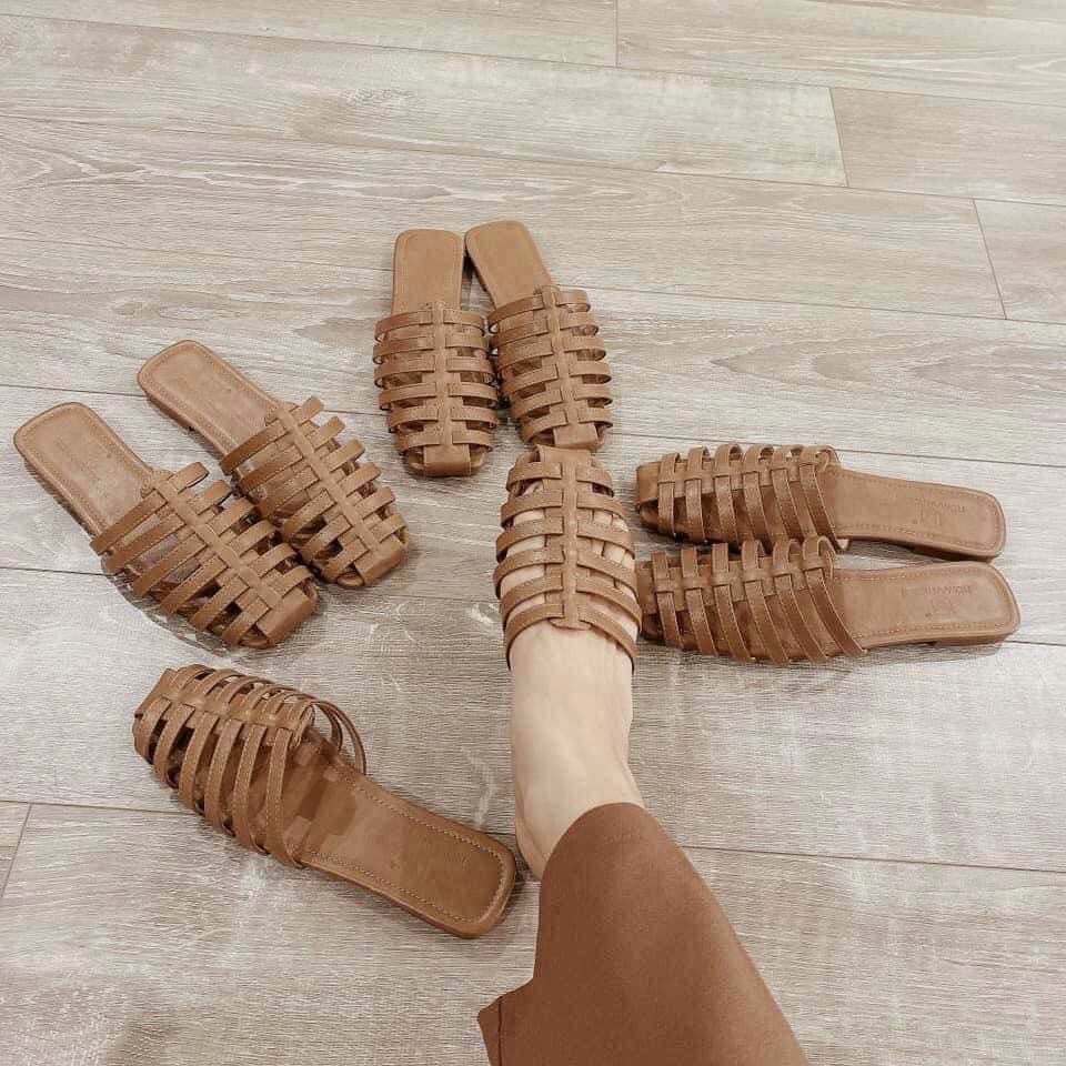 Sục nữ đan dây mảnh mũi bán vuông-sục 7 dây