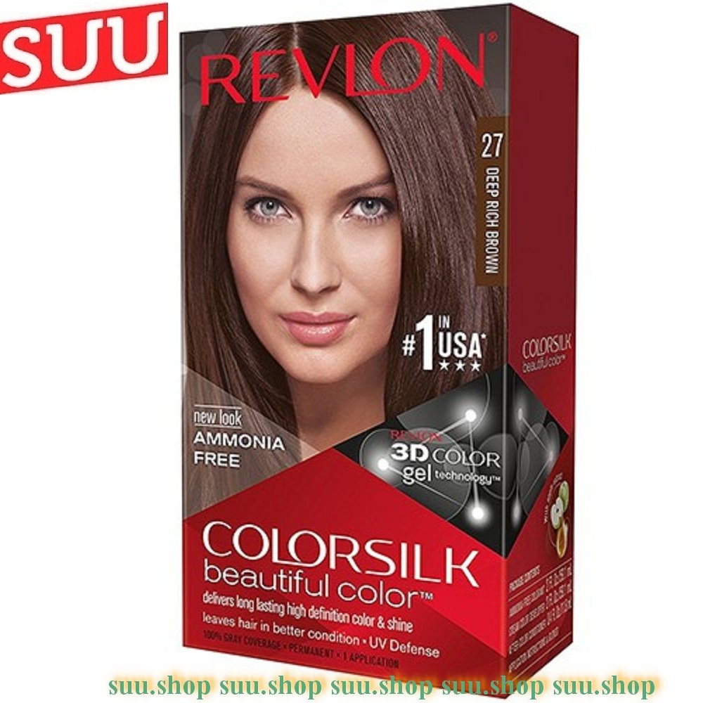 Thuốc Nhuộm Tóc Số 27 Nâu Đậm Revlon Colorsilk