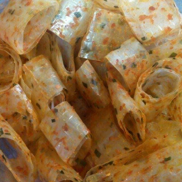 Bánh tráng trộn cuộn tép