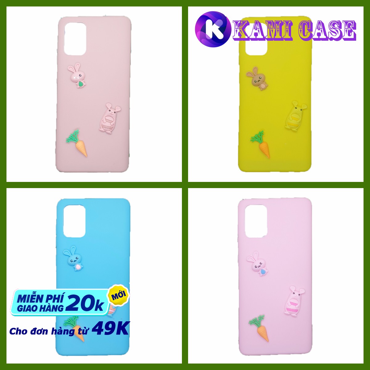 Ốp dẻo sticker nổi samsung a71