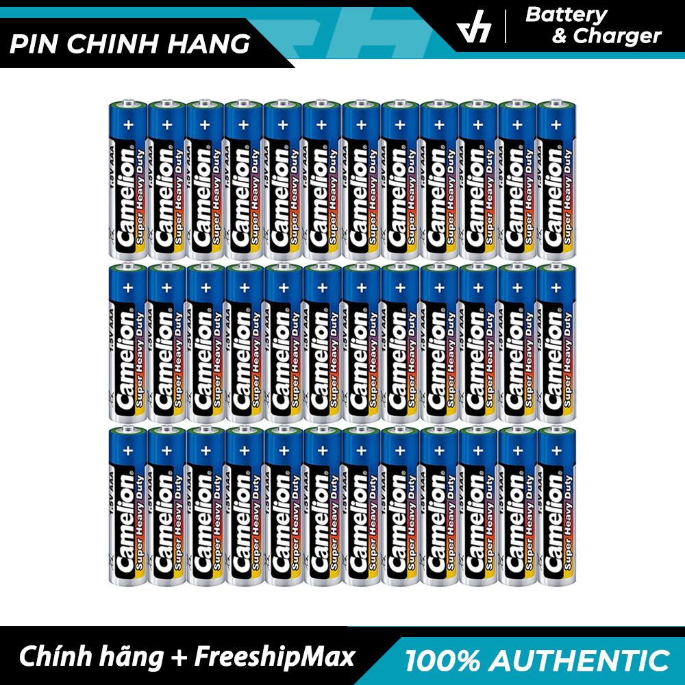 Bộ 36 pin aaa camelion r03p 1.5v không sạc