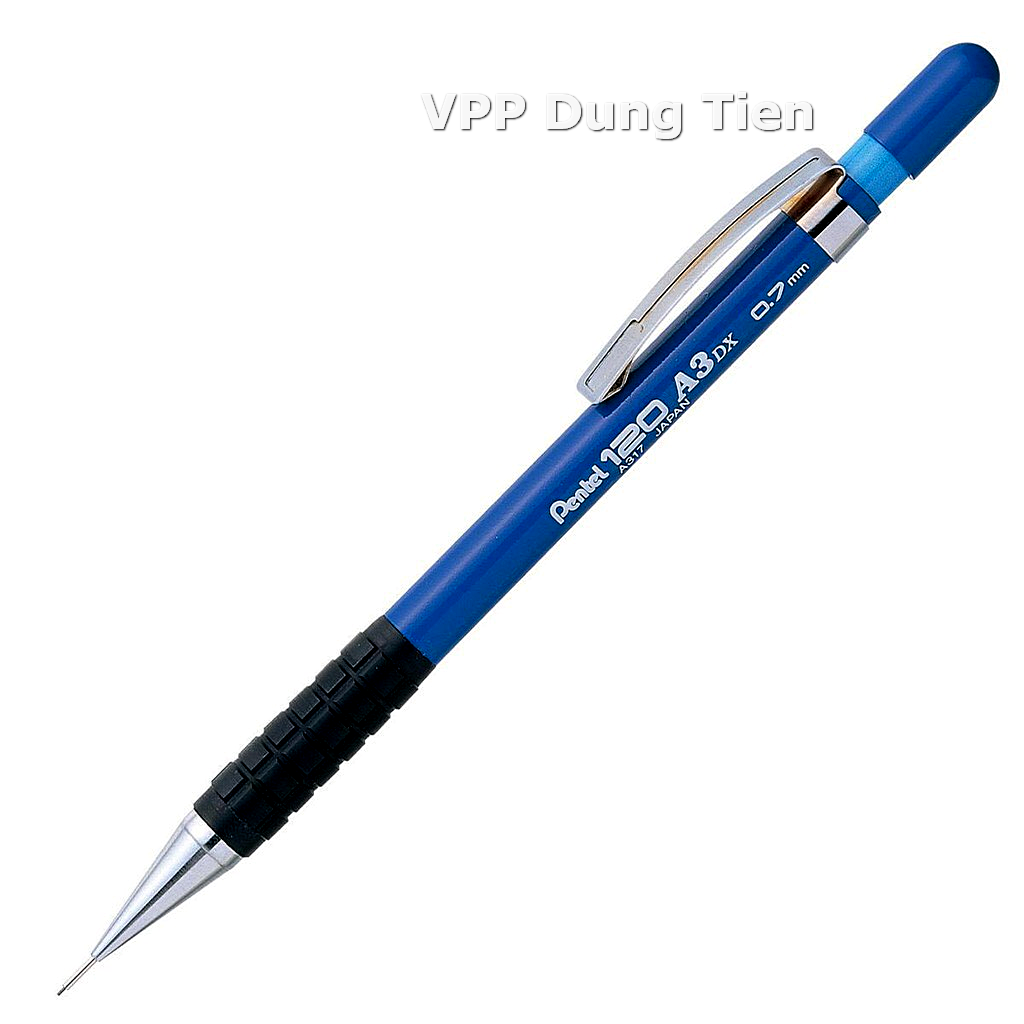 Bút chì kim kỹ thuật pentel 120 a3dx nét 0.3/ 0.5/ 0.7/ 0.9mm, ruột chì kim- chính hãng