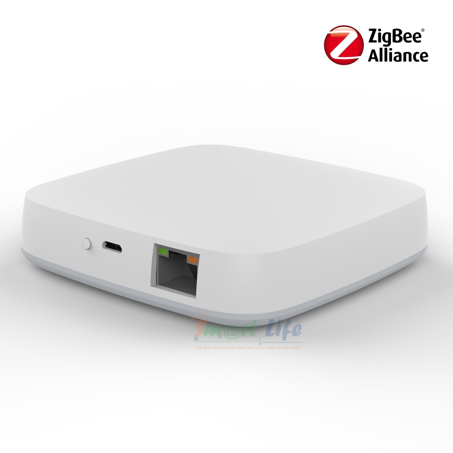 Bộ điều khiển trung tâm thông minh Zigbee thương hiệu Tuya Smart Life kết nối LAN