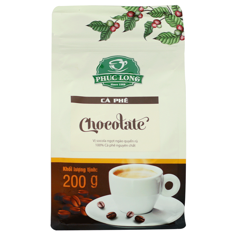 Cà phê chocolate 200g - phúc long coffee & tea