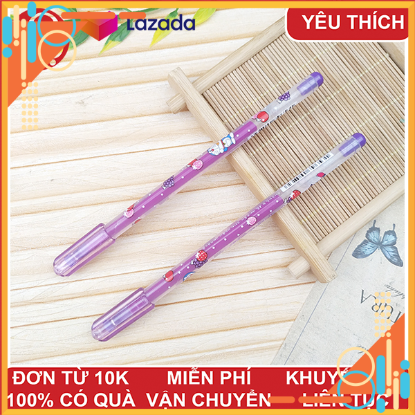 Combo 2 cây bút nước thơm mực tím mùi nho dễ chịu, giá rẻ