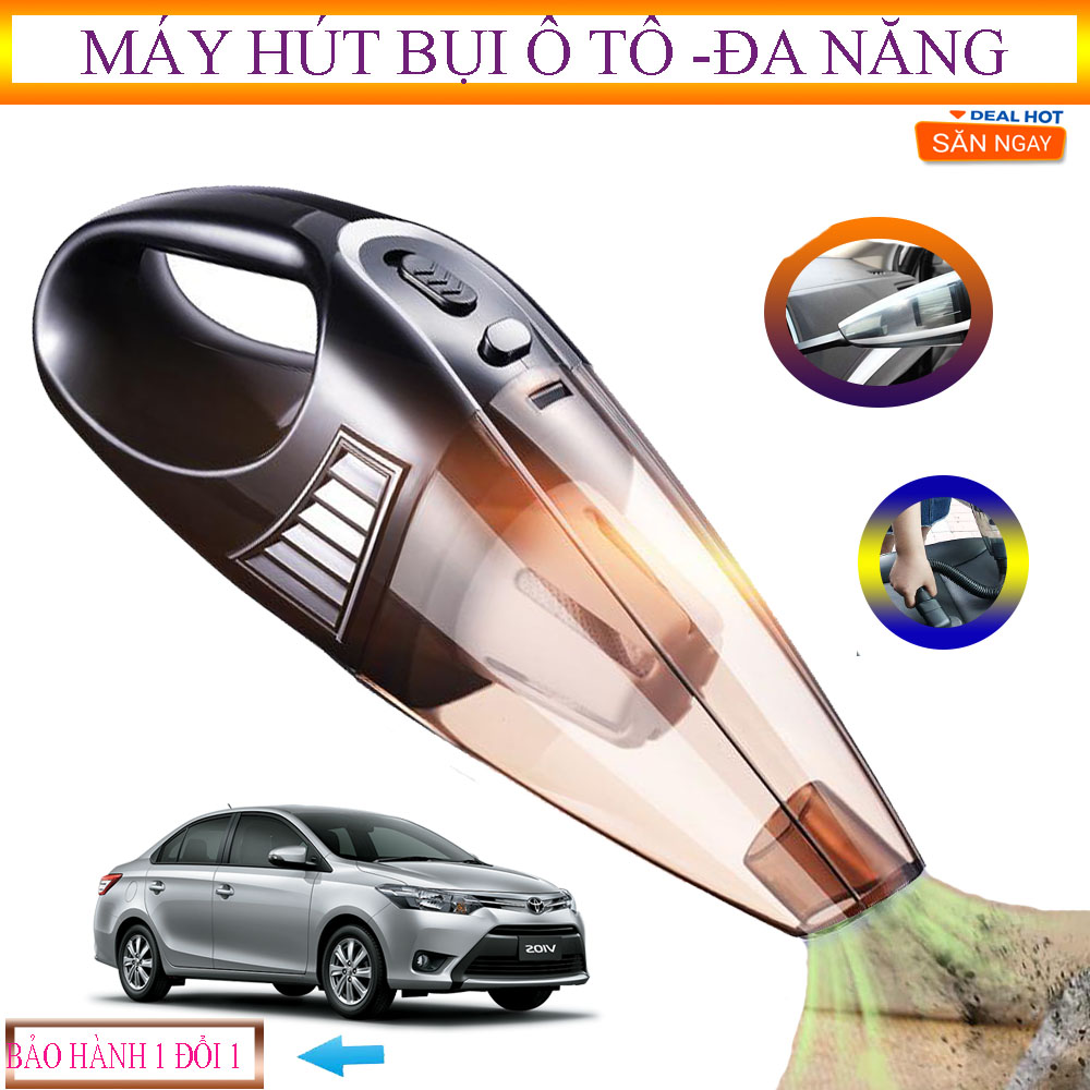 máy hút bụi cầm tay,máy hút bụi xe hơi,máy hút bụi đa năng,Thiết kế nhỏ gọn.Công suất lớn,3 đầu hút linh hoạt,Có thể hút được nhiều loại bụi bẩn.