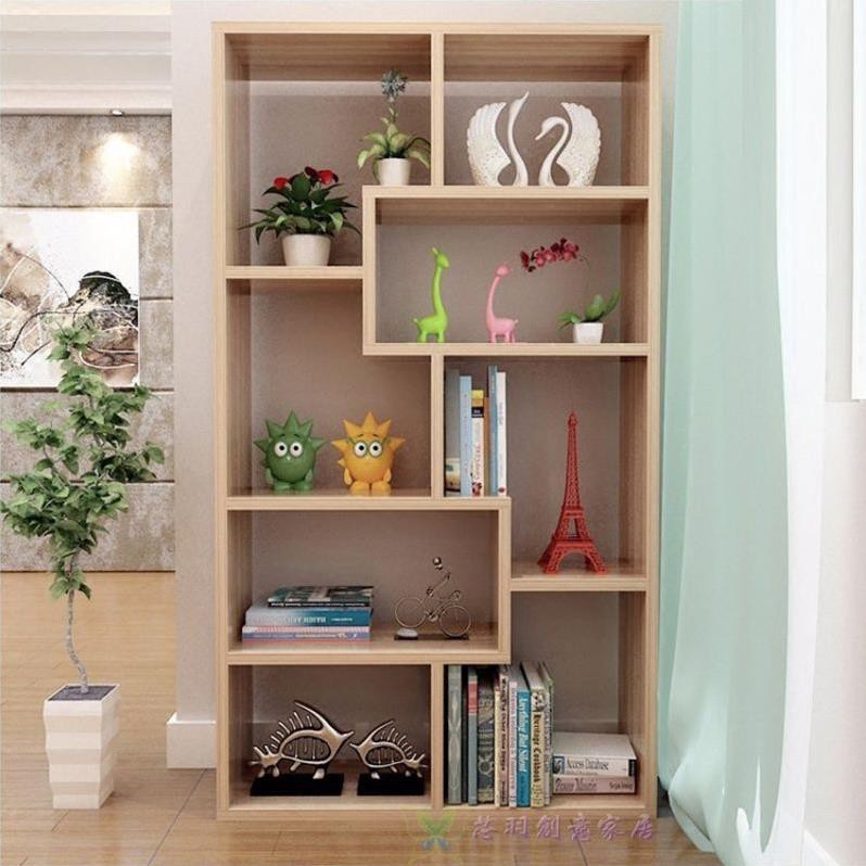 Kệ sách gỗ đa tầng nhiều ngăn, kệ sách chữ U gỗ MDF chống ẩm cao cấp