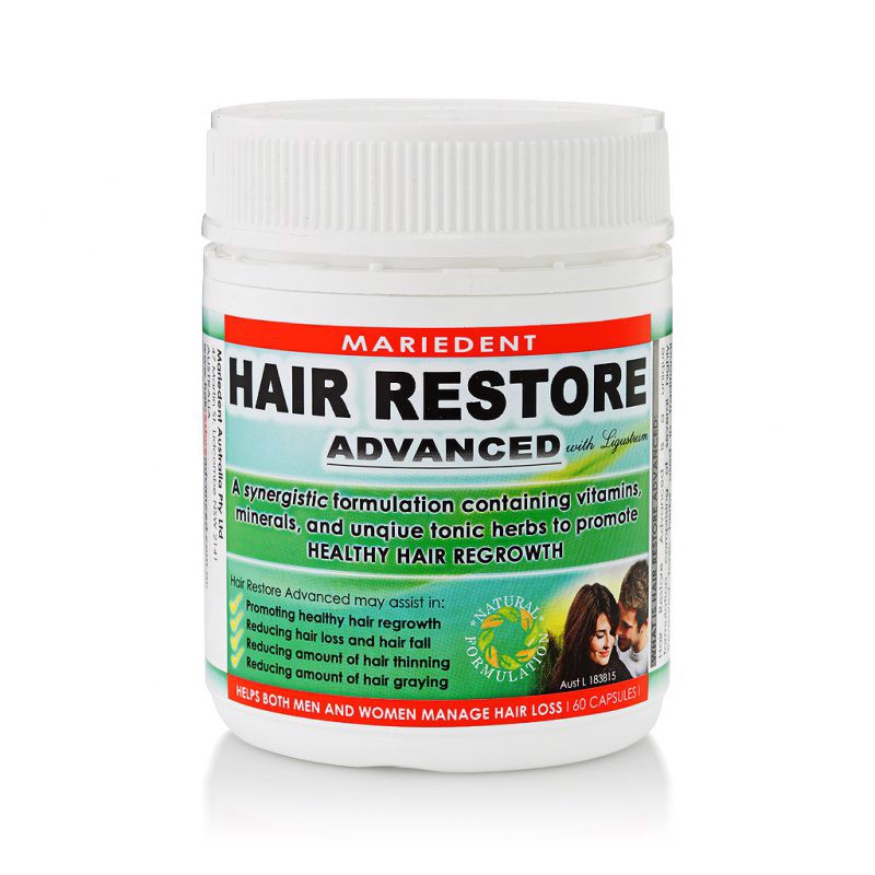 VIÊN UỐNG CHỐNG RỤNG TÓC, KÍCH THÍCH MỌC TÓC, PHỤC HỒI TÓC BẠC SỚM – HAIR RESTORE ADVANCE