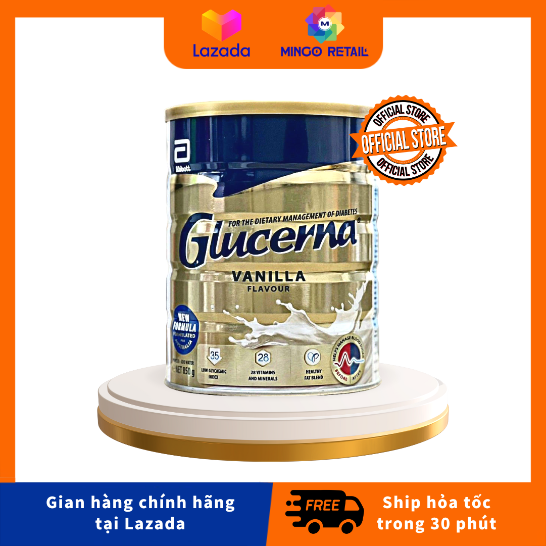 Sữa glucerna 850g - sữa bột dành cho người tiểu đường - nhập khẩu từ úc
