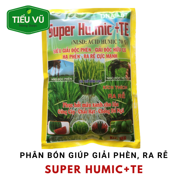 Phân Bón kích rễ , hạ phèn Super humic 1kg