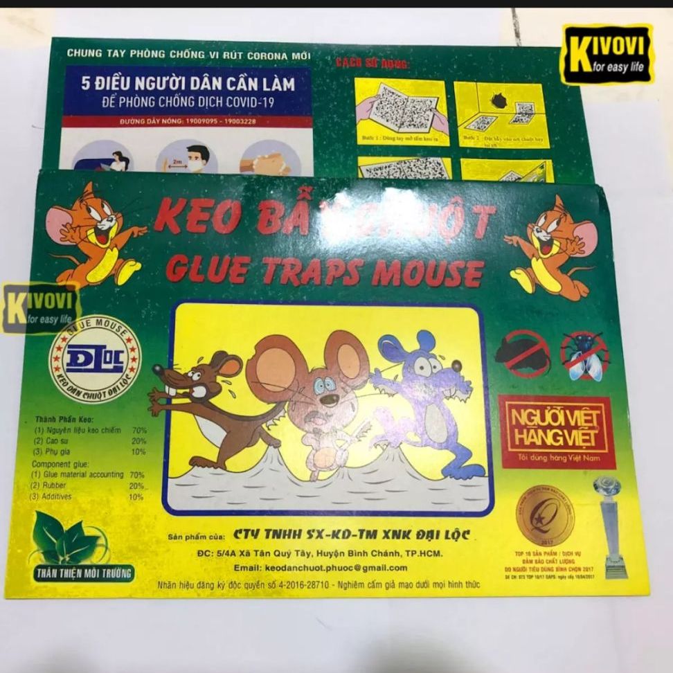 Combo 10 miền keo dính chuột Đại Lộc