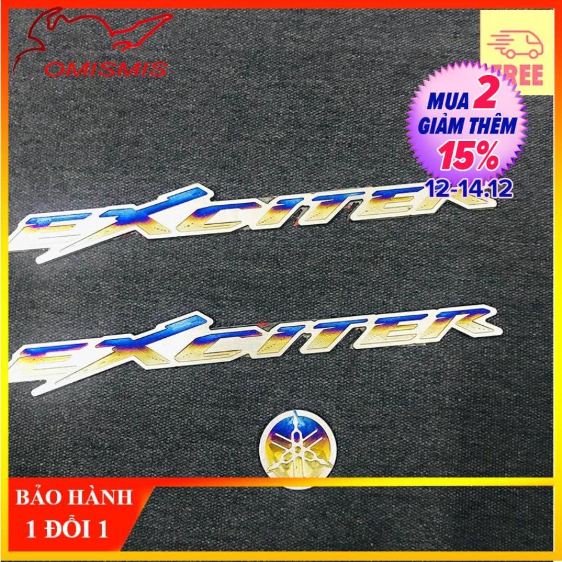 [HCM][COMBO EXCITER] COMBO CHỮ EXCITER VÀ LOGO YAMAHA FULL TITAN HÀNG SIÊU ĐẸP