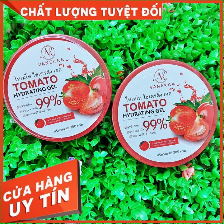 Gel cà chua 99% vanekaa 300g dưỡng ẩm da , chống lão hóa , trắng mịn da , cải thiện da sạm màu