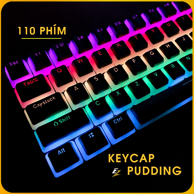 Keycap pudding pbt 110 phím của ezpc
