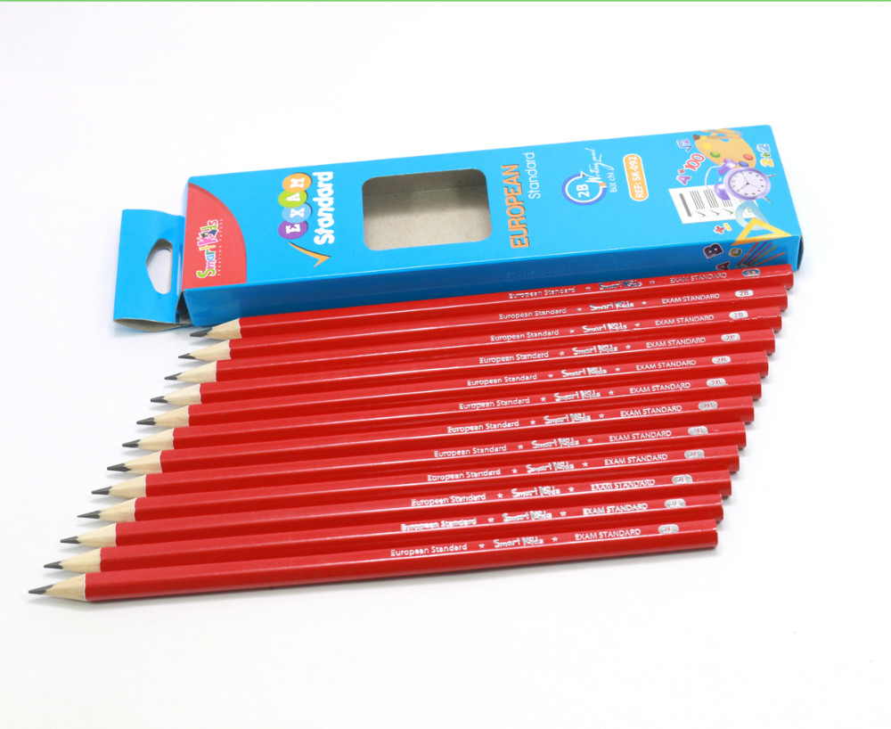Bút chì 2B Smartkids Exam Standard chuyên dùng cho thi trắc nghiệm, vẽ tranh SK-092 Hộp 12 cây