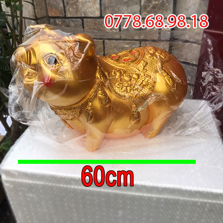 Heo đất tiết kiệm size lớn dài 60cm, 65, 70cm - Heo đất to bự khổng lồ