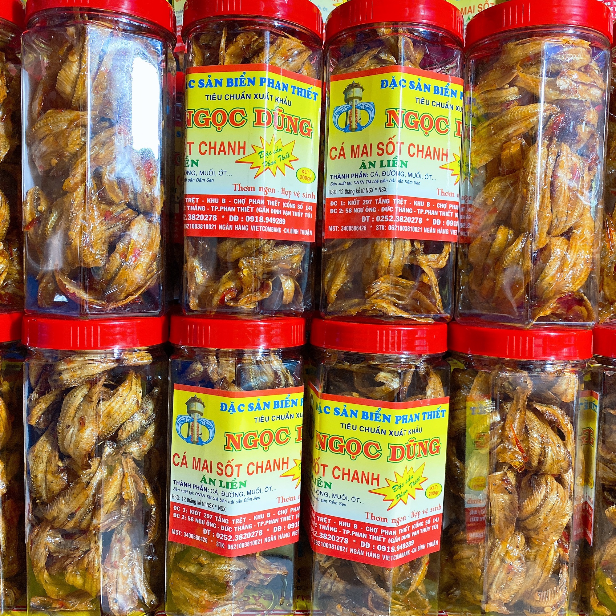 [FREESHIP MAX] Cá Mai Sốt Chanh ( ăn liền ) ) là món ăn ngon ơi là ngon của Shop Đặc Sản Biển Phan Thiết NGỌC DŨNG; Hộp 200 gram. HSD 12 tháng kể từ ngày đặt hàng.