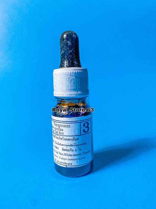 Bio Knock 3 hổ trợ vấn đề mục vây, thối thân, lỡ loét cho cá cảnh Thái Lan