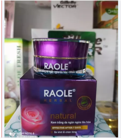 Kem Raole dưỡng trắng da, ngừa lão hóa 15g