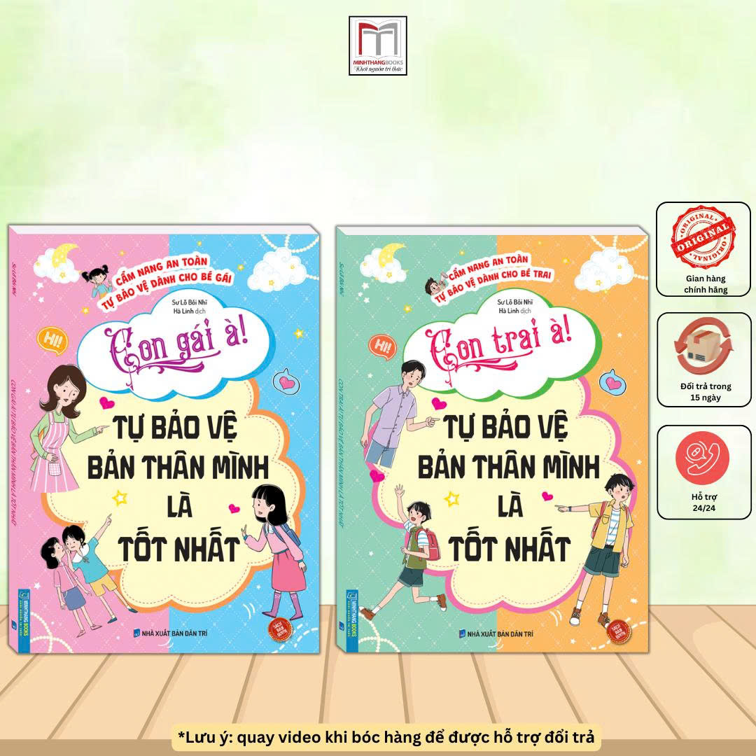 Sách - Tự bảo vệ bản thân mình là tốt nhất - Cẩm nang an toàn (sách bản quyền)