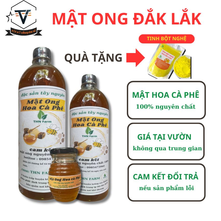 Mật ong rừng thiên nhiên hoa cà phêmat ong nguyen chat hoa cafe-mật ông tây nguyên